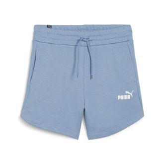 Puma Puma Womens Ess 5 High Waisted Shorts, Zen Blue, XS