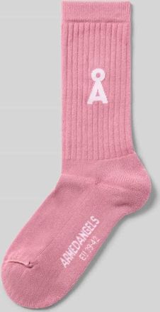 Armedangels Regular Fit Socken aus Baumwoll-Mix Modell SAAMUS BOLD in Rosa, Gr&ouml;&szlig;e 35-38