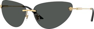 Versace Grey Cat Eye Ladies Sunglasses VE2281 100287 64