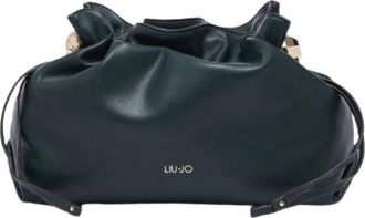 Liu Jo Af 6096 E1065 Bucket Bag - Dames - Schoudertassen - Groen - ONE Size - Leer - Tassen