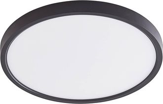 Lindby L&aacute;mpara De Techo Led pravin En Negro Pl&aacute;stico - Lindby
