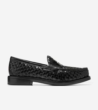 Cole Haan Mens Pinch Penny Woven Flexcraft Loafers - Black Size 10.5