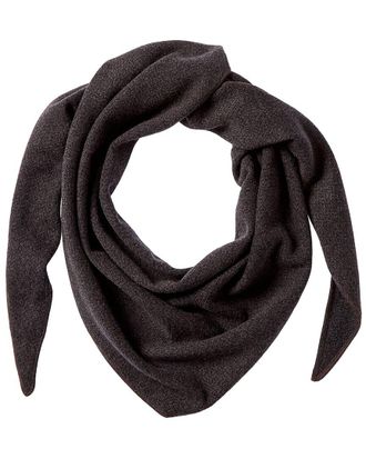 N.Peal N.Peal Herringbone Cashmere Triangle Scarf