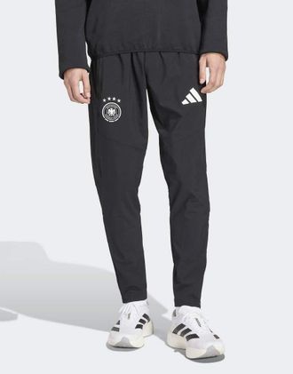 adidas Germany tiro - Pantaloni da viaggio neri-Nero