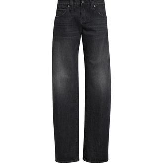 Khaite Karo Rigid Cotton Denim Jeans in Mcclure at Nordstrom, Size 24