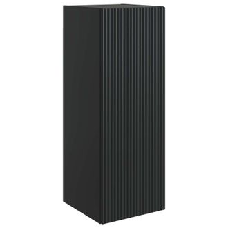 vidaXL Armario De Pared 33 X 34,5 X 90 Cm Madera De Ingenier&iacute;a Negro Vidaxl