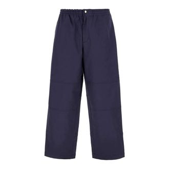 Moncler Pantalone Wijde Broek - Heren - Broeken - Blauw - Maat: M
