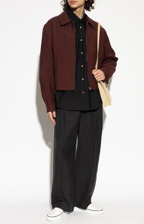 Christophe Lemaire Shirt With Pocket, Mens, Black