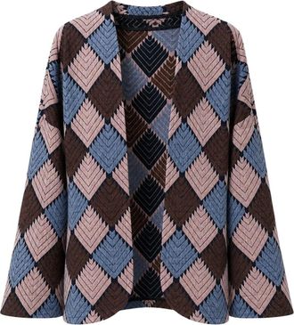 2-Biz Cardigan - - Knitwear - Donna - Marrone - S/M
