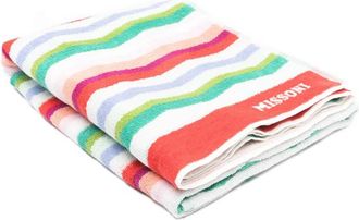 Missoni Home Striped-pattern Beach Towel