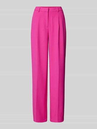 Milano Milano Italy Wide Leg Stoffhose mit Viskose-Anteil in Pink, Größe 42