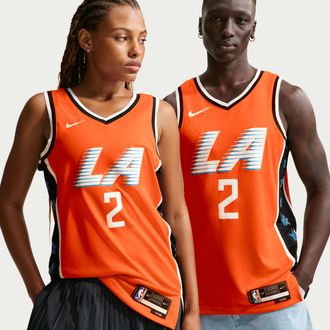 Nike Kawhi Leonard Los Angeles Clippers City Edition Nike Mens NBA Swingman Jersey in Orange | HM5984-821