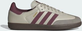 adidas Originals Samba OG sneakers in gray and maroon-White