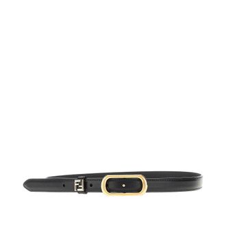 Fendi FF leather belt Woman 80