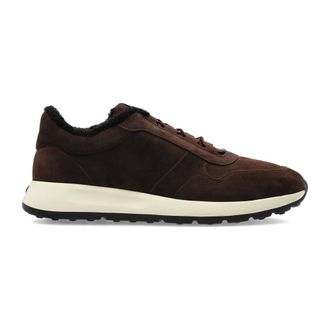 Tod's Su&egrave;de Lage Sneakers - Heren - Schoenen - Bruin - Maat: 44 EU Su&egrave;de