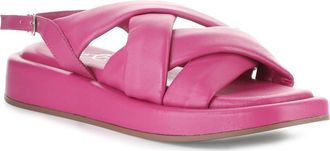 Bos. & Co. Brixin Slingback Platform Wedge Sandal in Fuchsia at Nordstrom, Size 10-10.5Us
