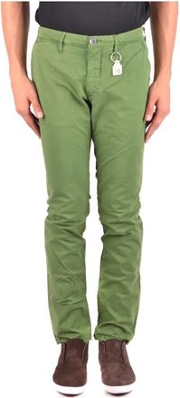 Siviglia Stijlvolle Broek - Heren - Chinos - Groen - W31 - Broeken