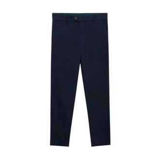Brooks Brothers Stretch Cotton Micro-Pattern Chino - male - Brooks Brothers - Chinos - Blue - W30 - Trousers