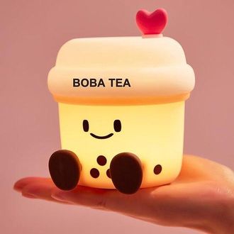 OEM L&aacute;mpara De Noche Con Forma De T&eacute; De Burbujas, Adorable T&eacute; De Burbujas De Silicona, Modelo Con Carga Usb Tipo C