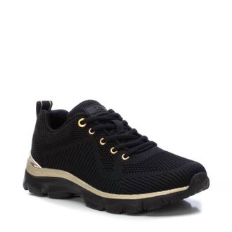 Xti Womens 14151301 Lace-Up Sneaker In Black