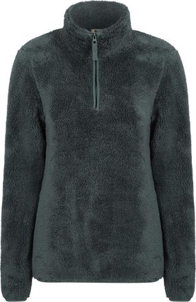 Mountain Warehouse Dames/Dames Teddy Fleece Quarter Zip Fleece Top (Groen)