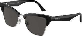 Jimmy Choo London Zonnebril - unisex - Zonnebrillen - Zwart - 54 MM - Accessoires