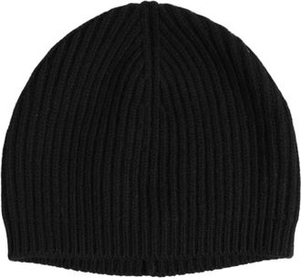 Dolce & Gabbana Men Black Wool Knitted Winter Beanie Capello One Size Mens Hat