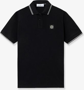 Stone Island Polo in cotone organico stretch - STONE ISLAND - gender_Man