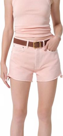 Citizens Of Humanity Marlow High Rise Shorts In Pale Coral