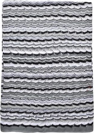 Missoni Cotton Viscose Polyamide Scarf - White/Black