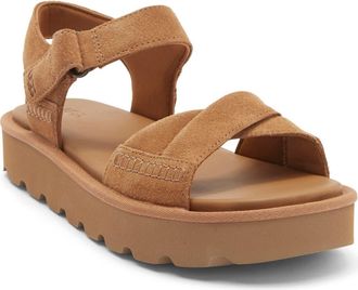 UGG Sungaze Strappy Sandal in Chestnut at Nordstrom Rack, Size 11