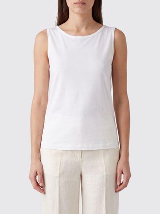 Herno Slim Fit Cotton Tank Top with Round Neck