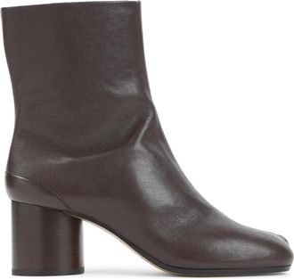 Maison Margiela Tabi Boots - Dames - Laarzen met Hak - Bruin - 40 EU - Leer - Schoenen