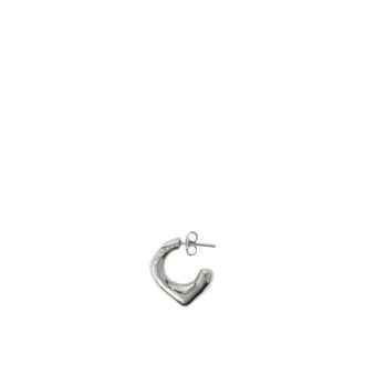 Sunnei Single Gemetalliseerde Oorbel - Dames - Oorbellen - Grijs - ONE Size - Accessoires
