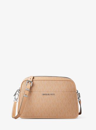 Michael Kors Jet Set Small Signature Logo Camera Crossbody Bag