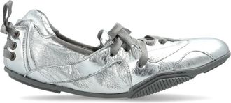Acne Studios Leren schoenen met veters - Dames - Sneakers - Grijs - 40 EU - Leer - Schoenen