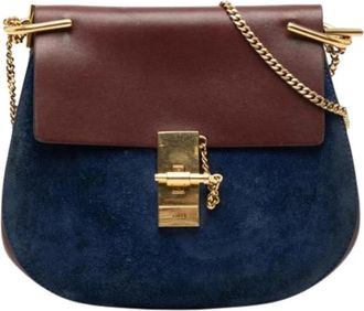 Chlo&eacute; Tweedehands leren schoudertassen - Dames - Vintage Schoudertas - Veelkleurig - ONE Size - Vintage
