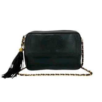 Chanel Pre-owned Cross Body Bags, female, Black, Size: ONE SIZE Pre-owned Vintage Shoulder Bag