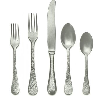 Mepra Epoque Flatware Set - 5 Pieces in Pewter Champagne at Nordstrom