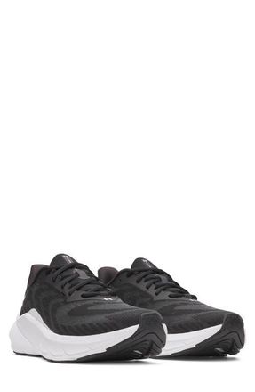 Under Armour UA Charged+ Turbulence 3 Running Shoe in Black /Black /White at Nordstrom, Size 10.5
