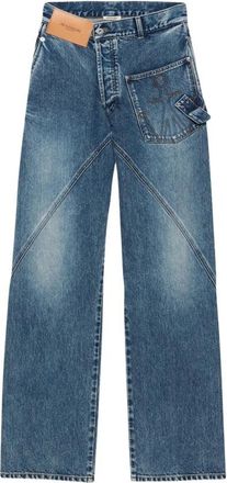 J.W.Anderson Twisted Workwear Jeans - Heren - Regular Fit Jeans - Blauw - W32 - Katoen - Jeans