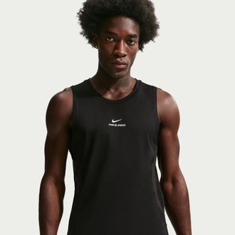 Nike Mens Nike Pro Dri-FIT Training Tank Top in Black | IF2805-010