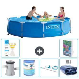 Intex Piscina Con Estructura Redonda - 305x76 Cm - 7-piezas S194