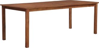 vidaXL Mesa De Jard&iacute;n Madera Maciza De Acacia 200x100x74 Cm Vidaxl