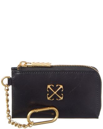 Off-white Small Leather Coin Purse