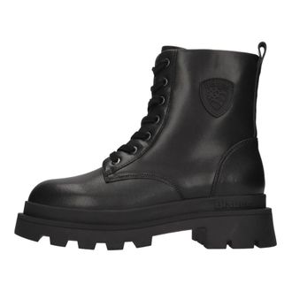 Blauer Kimmel Combat Boot - Dames - Schoenen - Zwart - Maat: 36 EU Zijde