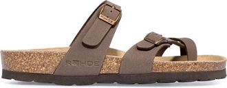 Rohde Alba teenslipper - Dames - Sandalen - Bruin - 39 EU - Schoenen