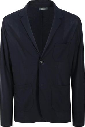 Zanone Hombre, Chaquetas, Azul, Talla: M