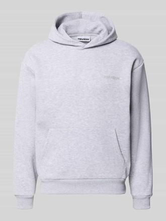 Review Regular Fit Hoodie aus Baumwoll-Mix in Hellgrau Melange, Gr&ouml;&szlig;e XXL