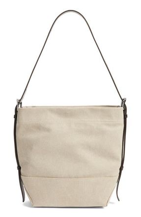 Christophe Lemaire Small Belted Canvas Tote in Dark Linen at Nordstrom